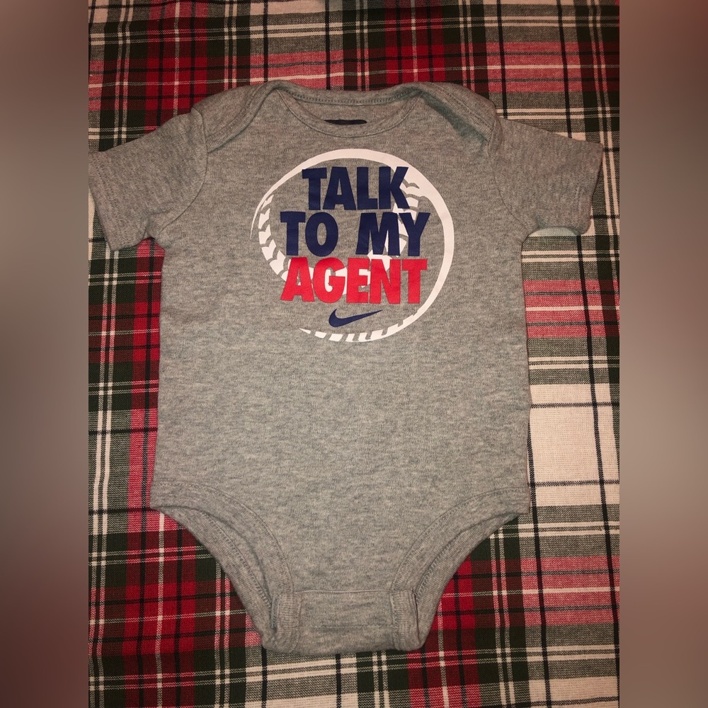 Nike baby onesie